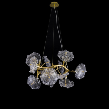 Люстры подвесные — Подвесная люстра iLamp 9070-D600 GD купить в 