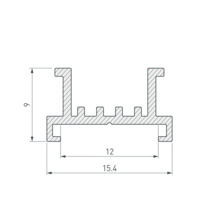 Профили для светодиодных лент — Профиль Arlight 033415 купить в  Профили для светодиодных лент — Профиль Arlight 033415 купить в