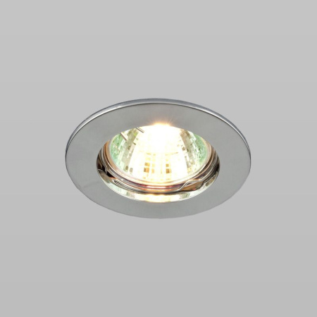 Встраиваемые точечные светильники — Встраиваемый светильник Elektrostandard 863 MR16 CH хром купить в 