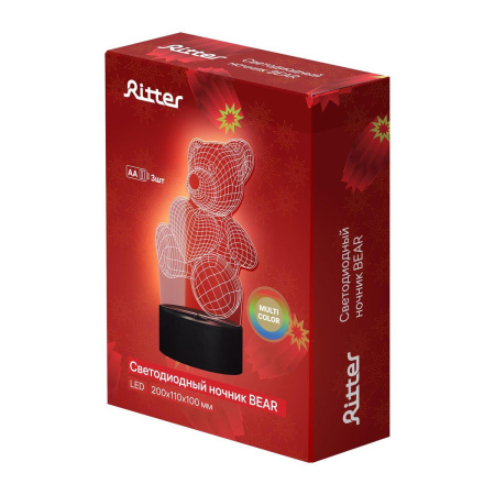 Ночники — Светильник-ночник Ritter Bear 29253 1 купить в 
