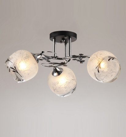 Потолочные люстры — 2320/3 анти-хром купить в 