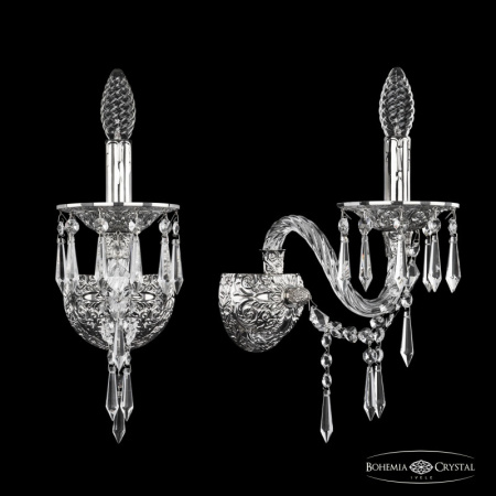 Настенные бра — Бра Bohemia Ivele Crystal 16103B/1/165/XL Ni купить в 