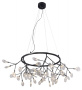 Люстры подвесные — Подвесная люстра Crystal Lux EVITA SP45 D BLACK/TRANSPARENT купить в  Люстры подвесные — Подвесная люстра Crystal Lux EVITA SP45 D BLACK/TRANSPARENT купить в
