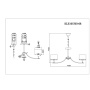 Люстры подвесные — Подвесная люстра Evoluce SLE105303-08 купить в 