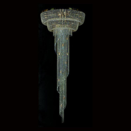 Люстры каскадные — Каскадная люстра Artglass Spiral Column 1000X2500 CE купить в 