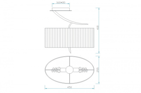 Люстры на штанге — Люстра на штанге Mantra 1132 купить в 