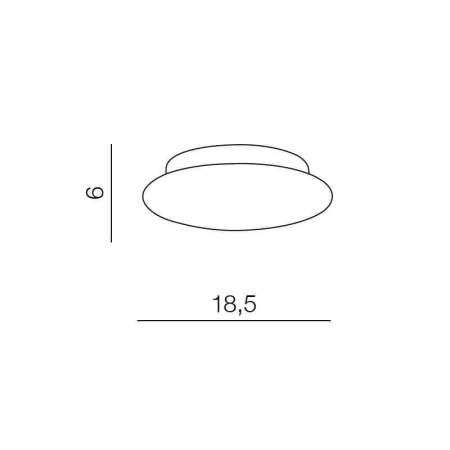 Накладные светильники — Потолочный светильник Azzardo Eos M AZ2071 купить в 