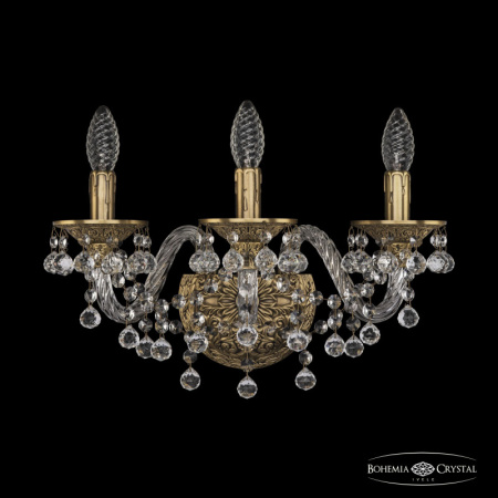 Настенные бра — Бра Bohemia Ivele Crystal 16109B/3/165 FP купить в 