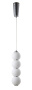 Подвесные светильники — Подвесной светильник Crystal Lux DESI SP4 CHROME/WHITE купить в 