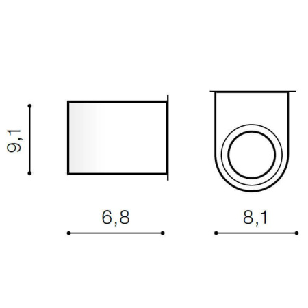 Настенные бра — Настенный светильник Azzardo Rimini 1 AZ2176 купить в 