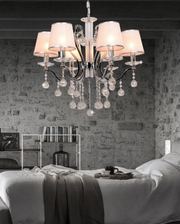 Люстры подвесные — Подвесная люстра Lumina Deco LDP 8033-6 SL купить в 