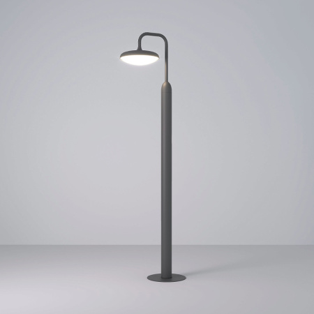 Средние уличные фонари — Садово-парковый светильник Elektrostandard Portal серый (35162/F) купить в 