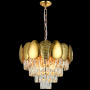 Люстры каскадные — Каскадная люстра Natali Kovaltseva CHIC 81437/8C GOLD купить в 