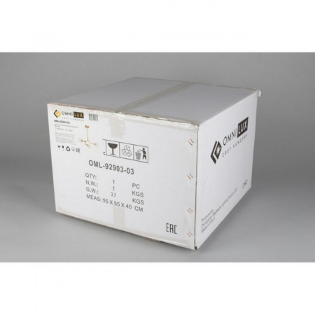 Люстры на штанге — Люстра на штанге Omnilux OML-92903-03 купить в 