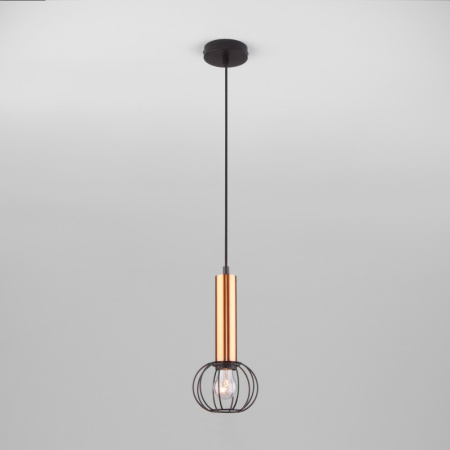 Подвесные светильники — Подвесной светильник Eurosvet 50178/1 черный/бронза купить в 