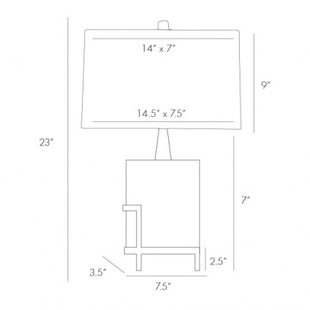 Настольные лампы — Настольная лампа ImperiumLoft 74272-22 купить в 
