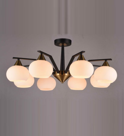 Потолочные люстры — 7550/8 бронза черный купить в 