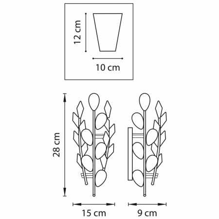 Настенные бра — Бра Lightstar 791612 купить в 
