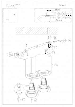 Накладные точечные светильники — Накладной светильник Denkirs DK2002-WH купить в 