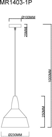 Подвесные светильники — Подвесной светильник MyFar MR1403-1P купить в  Подвесные светильники — Подвесной светильник MyFar MR1403-1P купить в