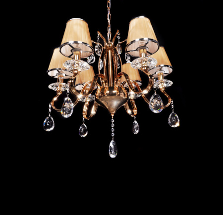 Люстры подвесные — Подвесная люстра Lumina Deco LDP 9267-6 GD купить в 