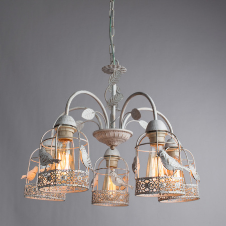 Люстры подвесные — Подвесная люстра ARTE Lamp A5090LM-5WG купить в  Люстры подвесные — Подвесная люстра ARTE Lamp A5090LM-5WG купить в