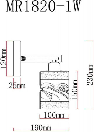 Настенные бра — Бра MyFar MR1820-1W купить в  Настенные бра — Бра MyFar MR1820-1W купить в