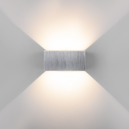 Уличные настенные светильники — Светильник настенный Elektrostandard WINNER DOUBLE LED алюминий (35137/W) купить в 