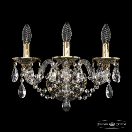 Настенные бра — Бра Bohemia Ivele Crystal 16106B/3/141 GB купить в 