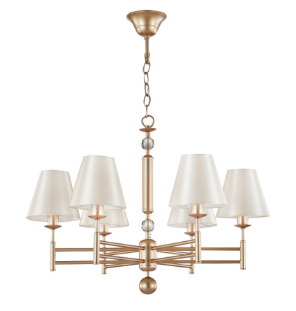 Люстры подвесные — Подвесная люстра Crystal Lux FLAVIO SP6 GOLD купить в 