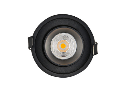 Встраиваемые точечные светильники — Встраиваемый светильник Donolux DL18621/01R Black Dim купить в 