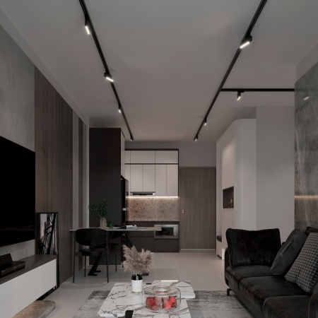 Трековые светильники — Светильник на шине Elektrostandard Garda Черный 10W 4200K (85024/01) трехфазный купить в 