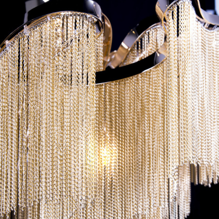 Люстры на штанге — Люстра на штанге LOFT IT 10208/800C Gold купить в 