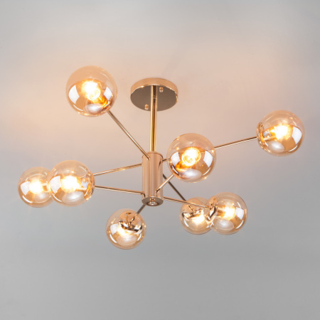 Люстры на штанге — Люстра на штанге Eurosvet 30166/8 золото купить в 