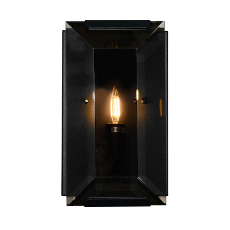 Настенные бра — Настенный светильник iLamp Panorama 10090/1W BK купить в 