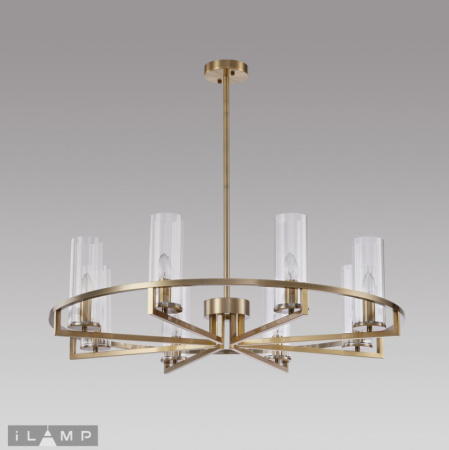 Люстры на штанге — Люстра на штанге iLamp 6806-8 QGD купить в 