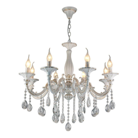 Люстры подвесные — Подвесная люстра IMEX KL.3056-8-P WH купить в 