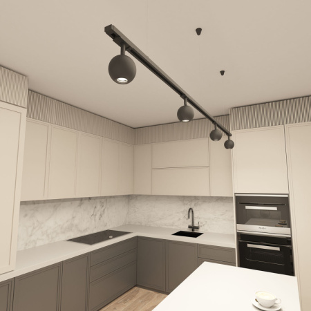 Трековые светильники — Светильник на шине Denkirs DK6070-BK купить в 