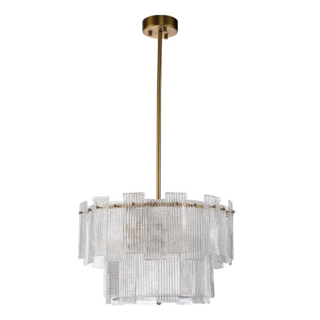 Люстры на штанге — Подвесная люстра Indigo Inverno 12013/6R Brass V000058 купить в  Люстры на штанге — Подвесная люстра Indigo Inverno 12013/6R Brass V000058 купить в