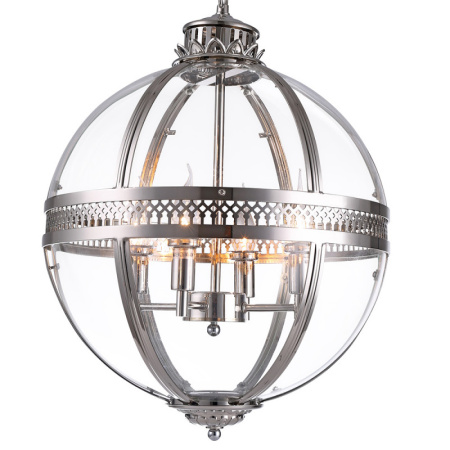 Люстры подвесные — Подвесная люстра DeLight Collection KM0115P-4M nickel купить в 