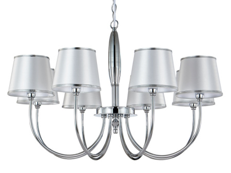 Люстры подвесные — Подвесная люстра Crystal Lux FAVOR SP8 CHROME купить в 
