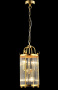 Подвесные светильники — Подвесной светильник Crystal Lux TADEO SP4 D200 GOLD/TRANSPARENTE купить в 