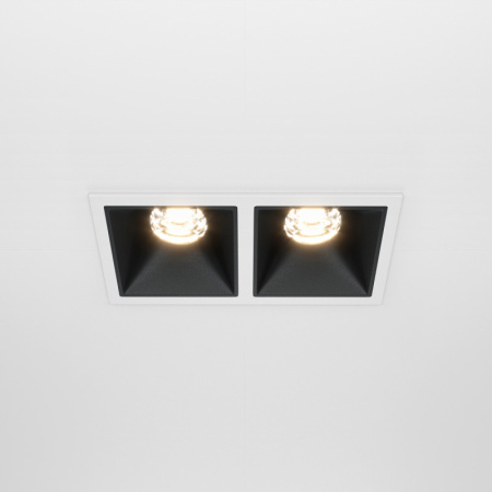 Встраиваемые точечные светильники — Встраиваемый светильник Maytoni Technical DL043-02-10W3K-D-SQ-WB купить в 