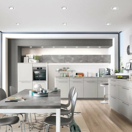 Встраиваемые точечные светильники — Встраиваемый светильник Elektrostandard 15267/LED 7W 4200K WH/SL белый/серебро купить в 