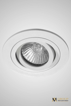 Встраиваемые точечные светильники — Встраиваемый светильник AM Group AM121 WH купить в 