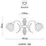 Люстры на штанге — Люстра на штанге ARTE Lamp A1607PL-3AB купить в  Люстры на штанге — Люстра на штанге ARTE Lamp A1607PL-3AB купить в