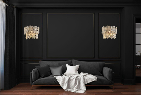 Настенные бра — Настенный светильник iLamp Homy W2545-2 NIC купить в 