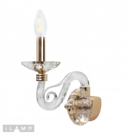 Настенные бра — Бра iLamp W2328-1 GD купить в 