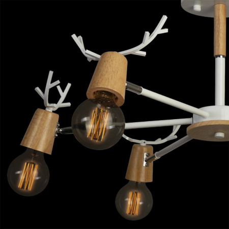 Люстры на штанге — Люстра на штанге LOFT IT 10024/6 White купить в 