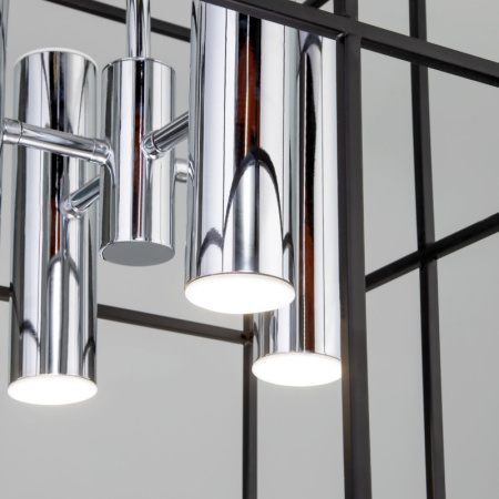 Люстры на штанге — Люстра на штанге Eurosvet 70142/8 хром купить в 